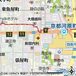 ハリス京都店周辺の地図