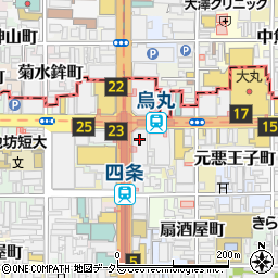 株式会社オービック京都支店周辺の地図