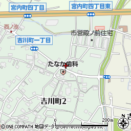 愛知県大府市吉川町1丁目172周辺の地図