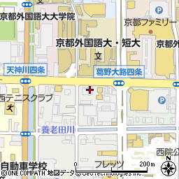 すき家京都外大前店周辺の地図