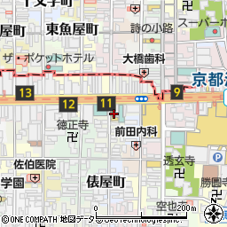 マツモトキヨシ京都四条通り店周辺の地図