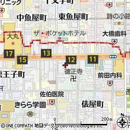 スターバックスコーヒー京都信用金庫本店ビル店周辺の地図