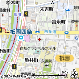 Bar Smile 祇園周辺の地図