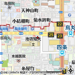 日本医学脱毛協会京都支部周辺の地図