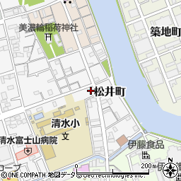 京染米田周辺の地図