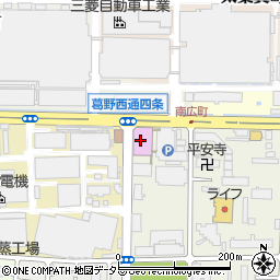 ポプラ梅津店周辺の地図