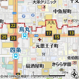 京都府京都市下京区立売西町63周辺の地図