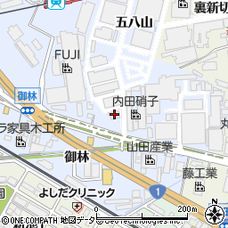 槌屋デカル工業株式会社周辺の地図