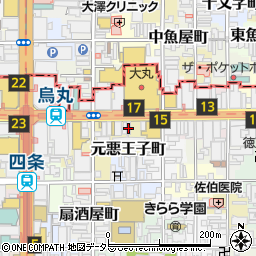 エンポリオアルマーニ　京都店周辺の地図