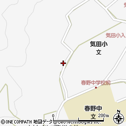 静岡県浜松市天竜区春野町気田691周辺の地図