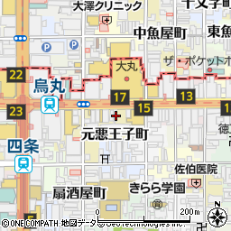 京都府京都市下京区立売西町68周辺の地図