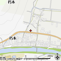 岡山県美作市朽木130周辺の地図