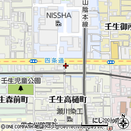 京都府京都市中京区壬生高樋町18周辺の地図