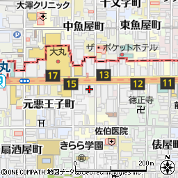 京都府京都市下京区立売中之町92周辺の地図