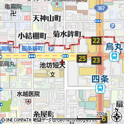 京都府京都市下京区鶏鉾町480周辺の地図