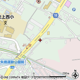 滋賀県草津市矢橋町452周辺の地図