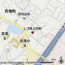 しづ井上内科周辺の地図
