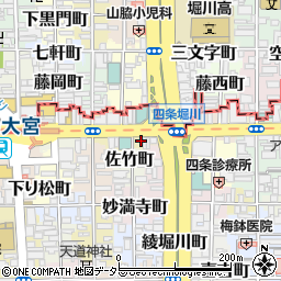 京都府京都市下京区唐津屋町534周辺の地図