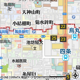 末吉ＦＰ支援法人京都事務所周辺の地図