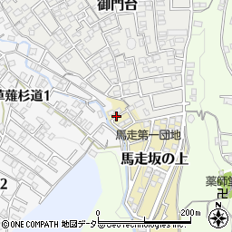 静岡県静岡市清水区馬走坂の上周辺の地図