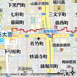 京都府京都市下京区唐津屋町531周辺の地図