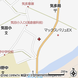 静岡県浜松市天竜区春野町気田527周辺の地図