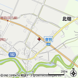 滋賀県蒲生郡日野町音羽501周辺の地図