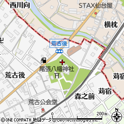 参集殿周辺の地図