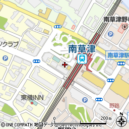京都中央信用金庫南草津支店周辺の地図