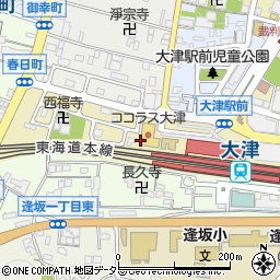 滋賀県大津市春日町2周辺の地図