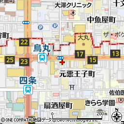 京都府京都市下京区立売西町59周辺の地図