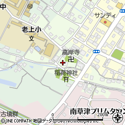滋賀県草津市野路町521周辺の地図