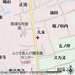 京都府亀岡市下矢田町（大末）周辺の地図