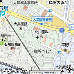 滋賀県大津市打出浜9周辺の地図