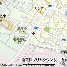 セコム株式会社　南草津営業所周辺の地図