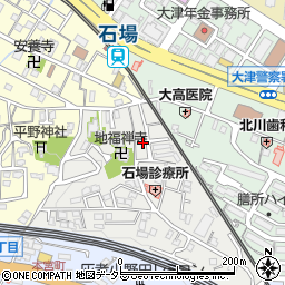 滋賀県大津市石場7周辺の地図