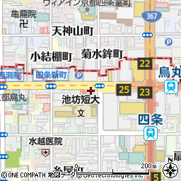 京都府京都市下京区鶏鉾町474-3周辺の地図