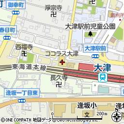 滋賀県大津市春日町2-1周辺の地図