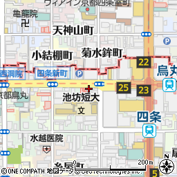 京都府京都市下京区鶏鉾町474-2周辺の地図