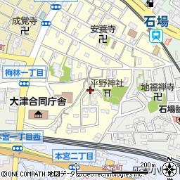 〒520-0807 滋賀県大津市松本の地図