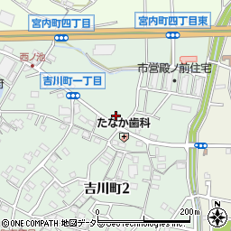 愛知県大府市吉川町1丁目167周辺の地図