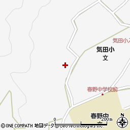 静岡県浜松市天竜区春野町気田692周辺の地図