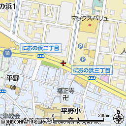 義仲寺西武百貨店前周辺の地図