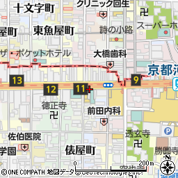 FULLMOON フルムーン 京都河原町店周辺の地図