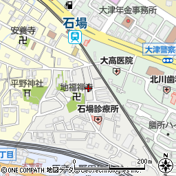 滋賀県大津市石場7-3周辺の地図