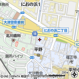 滋賀県大津市馬場1丁目6-11周辺の地図