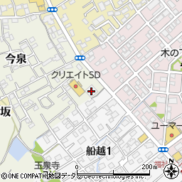谷島屋有東坂店周辺の地図