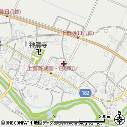 滋賀県蒲生郡日野町音羽448周辺の地図