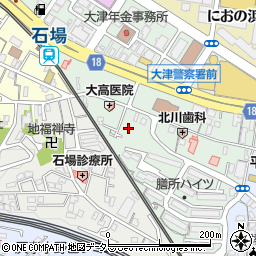 滋賀県大津市打出浜7周辺の地図