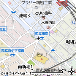 愛知県知立市池端3丁目17周辺の地図